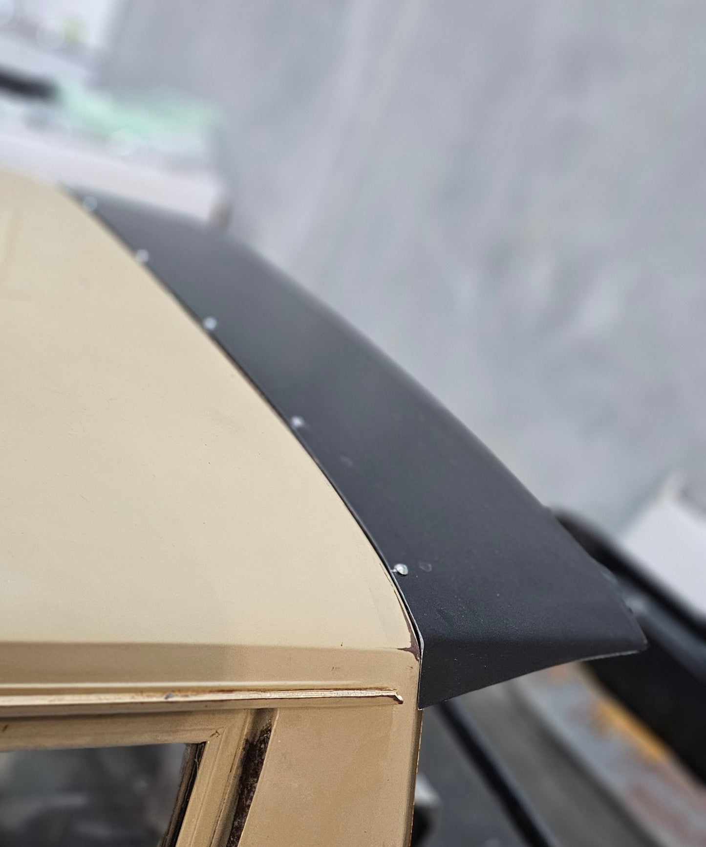 Datsun 1200 ute BIG fibreglass roof wing.