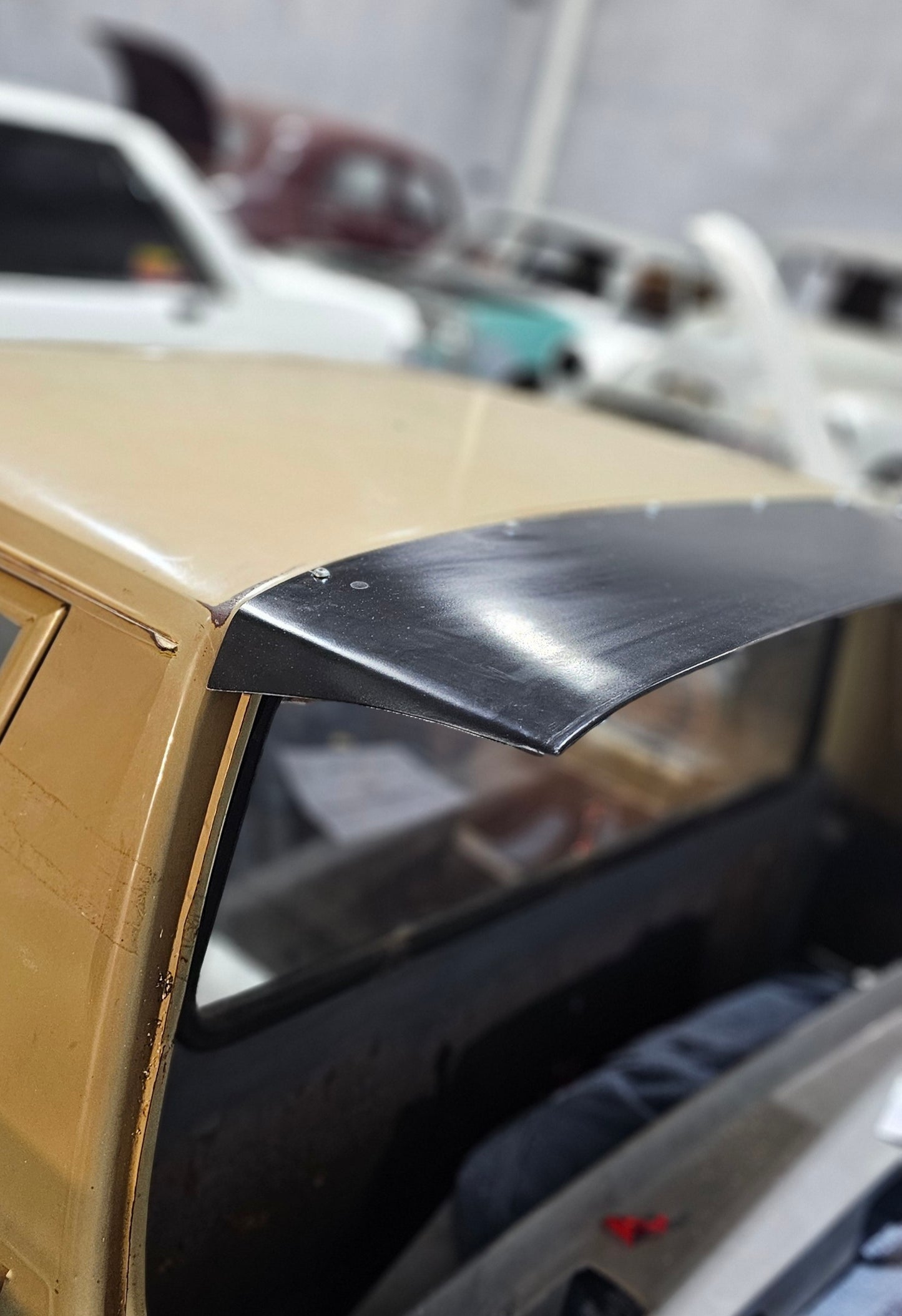 Datsun 1200 ute BIG fibreglass roof wing.