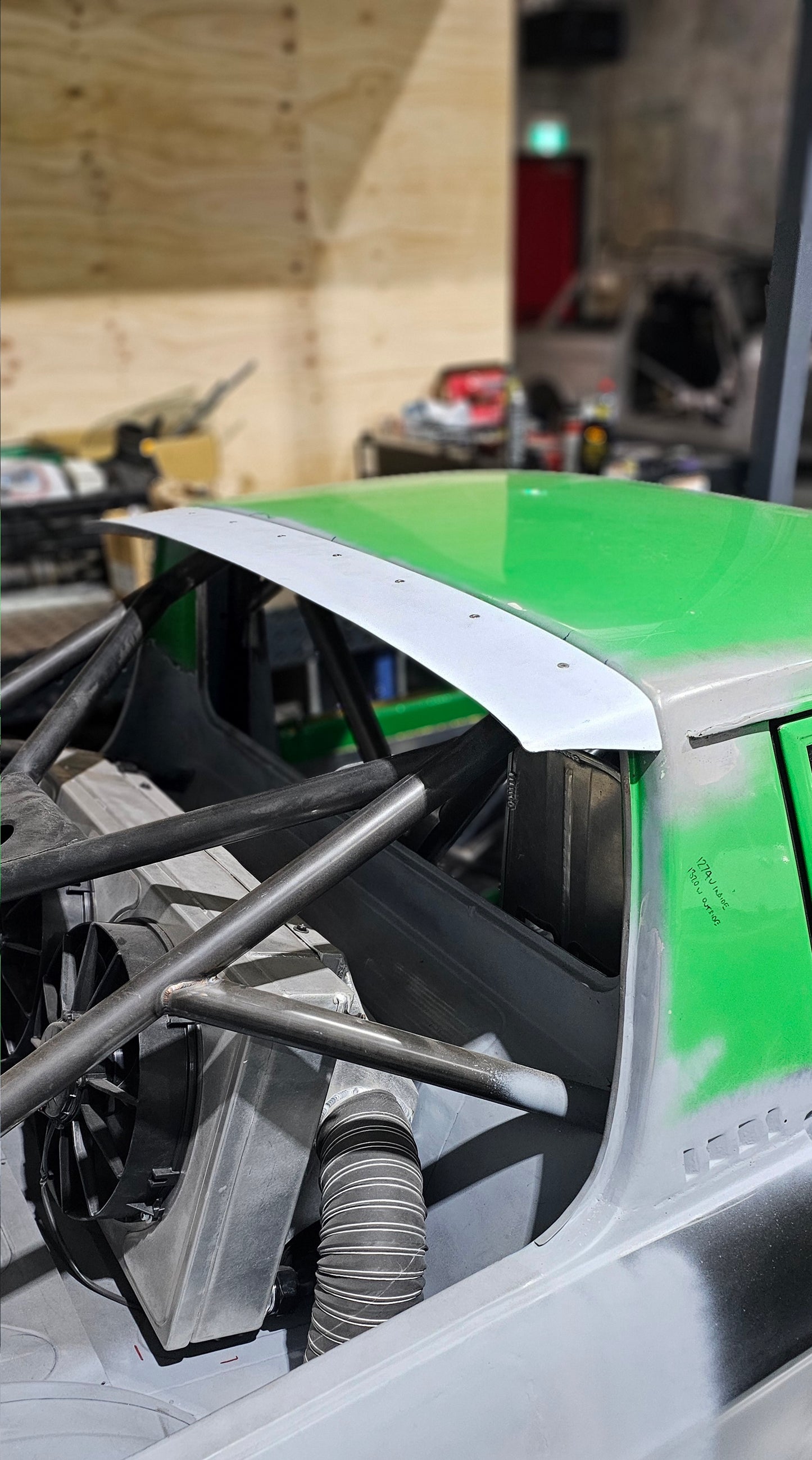 Datsun 1200 ute SHORT fibreglass roof wing